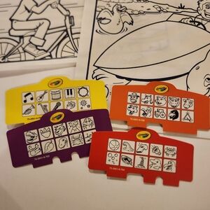 Crayola Color Wonder Replacement Parts Colouring Sheets Music Discs